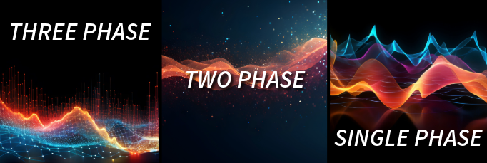 Three Phase, Two Phase and Single Phase